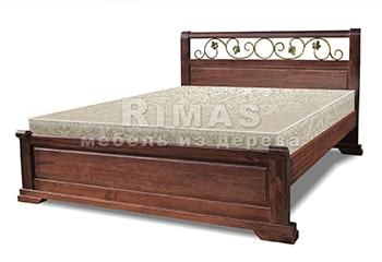 Полутороспальная кровать из бука «Эстель»