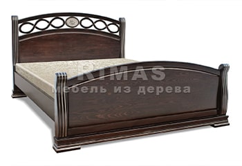 Кровать с подъёмным механизмом из дуба «Сиена»