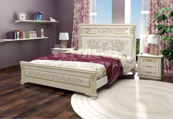 Двуспальная кровать из сосны «Линария»