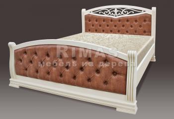 Двуспальная кровать из сосны «Эльче»