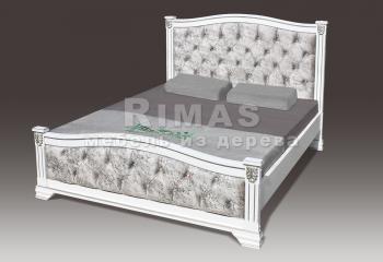 Двуспальная кровать из сосны «Апулия (мягкая)»